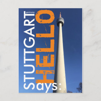 Stuttgart sagt Hallo 2.0 Postkarte