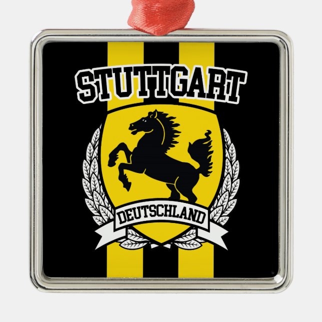Stuttgart Silbernes Ornament (Vorne)