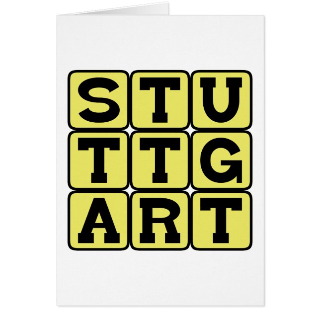 Stuttgart, Stadt Deutschland (Vorne)