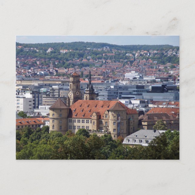 Stuttgart Stadtansicht - Altes Schloss Postkarte (Vorderseite)