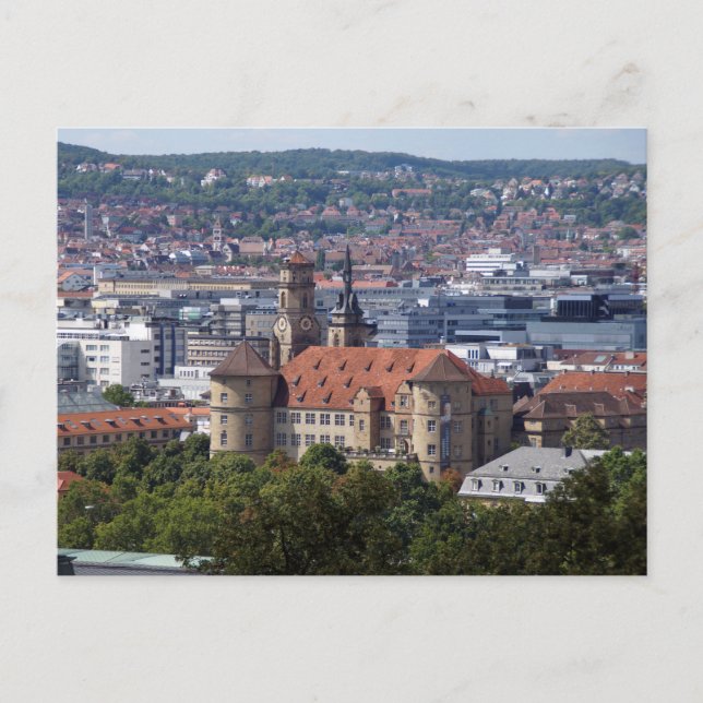 Stuttgart Stadtansicht - Altes Schloss Postkarte (Vorderseite)