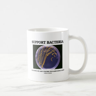 Stützbakterien züchten häufig nur einige Leute Kaffeetasse