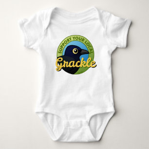 Stützen Sie Ihr lokales Grackle Baby Strampler
