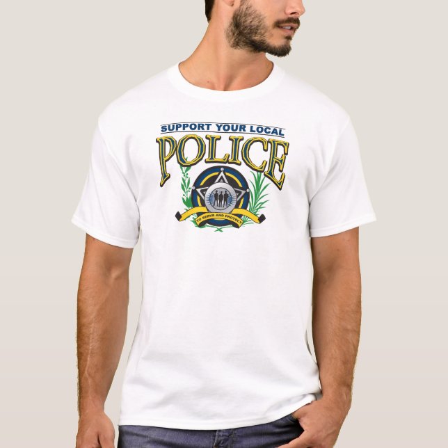 Stützen Sie Ihre lokale Polizei T-Shirt (Vorderseite)