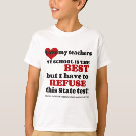 Stützen Sie Ihren Lehrer. Stützen Sie Ihre Schule. T-Shirt
