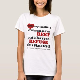 Stützen Sie Ihren Lehrer. Stützen Sie Ihre Schule. T-Shirt
