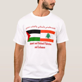 Stützen Sie und verteidigen Sie Palästina und den T-Shirt