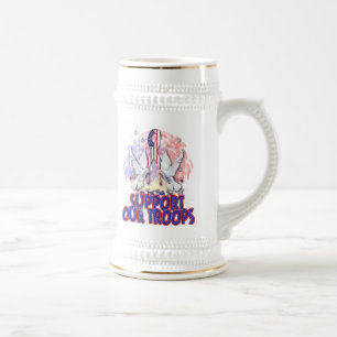 "Stützen Sie unsere Truppen" Stein oder Tasse
