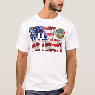 Stützen Sie unsere Truppen T-Shirt