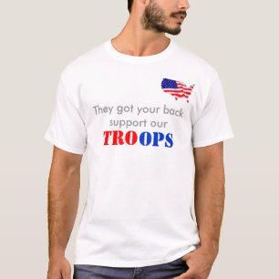 Stützen Sie unsere Truppen T-Shirt