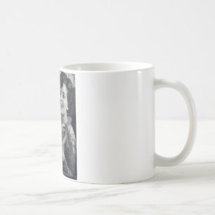 Stützende tätowierte Dame Kaffeetasse