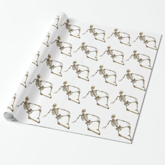 Stützendes Skelett Geschenkpapier