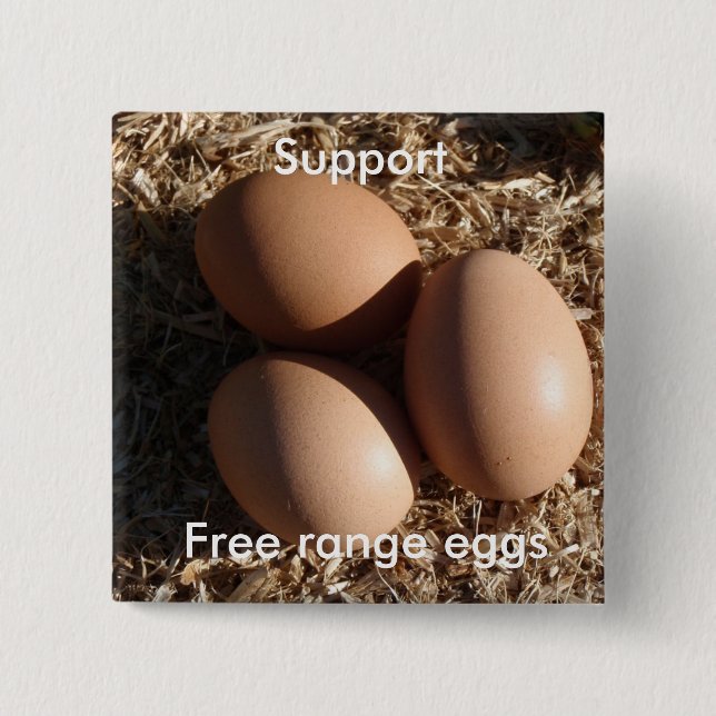 Stützfreie Strecke eggs Abzeichen Button (Vorderseite)