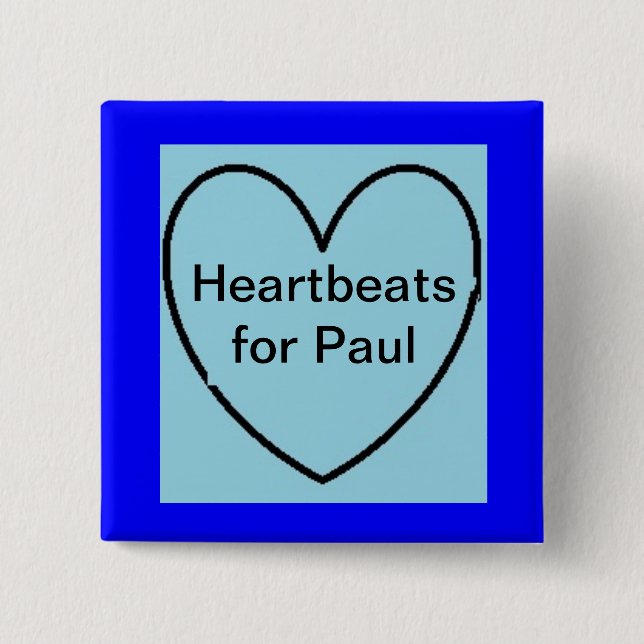 STÜTZknopf Pauls Corby - Herzschläge für Paul Button (Vorderseite)