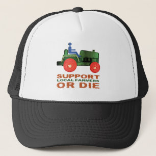 Stützlokale Bauern oder die Truckerkappe