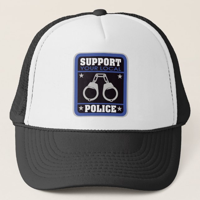 Stützlokale Polizei Truckerkappe (Vorderseite)