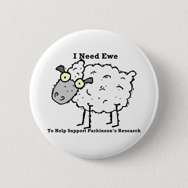 Stützparkinson Forschung Button (Vorderseite)