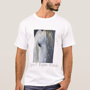 Stützpferdeartige Rettungs-Schmutz-Damen T T-Shirt