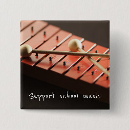 Stützschulmusikxylophone-Knopf Button