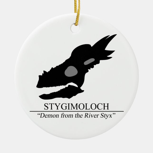 Stygimoloch Skull Keramikornament (Vorne)