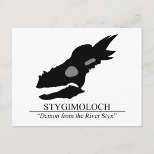 Stygimoloch Skull Postkarte