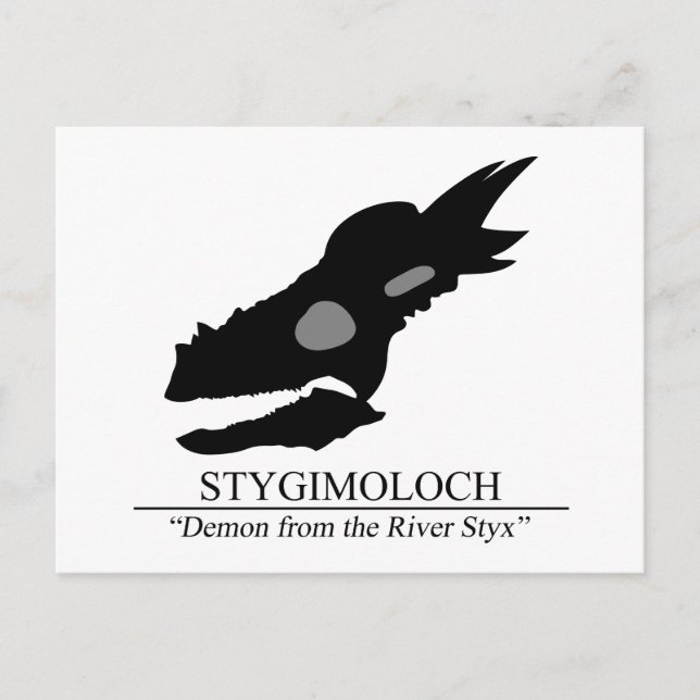 Stygimoloch Skull Postkarte (Vorderseite)