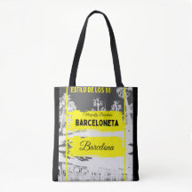 Style 90´s thème Barceloneta - sac de Barcelone