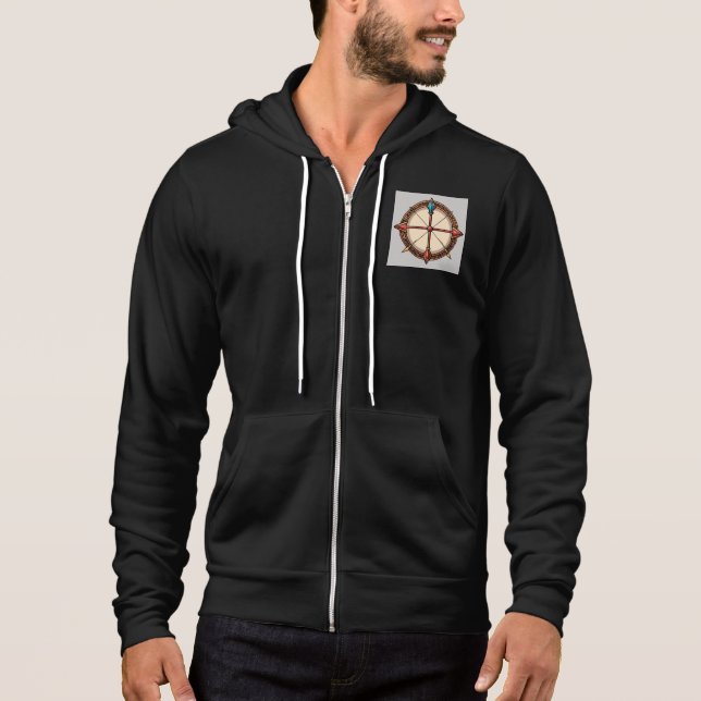 Style : Arc et flèche hommes dregan Full-Zip Sweat (Devant)