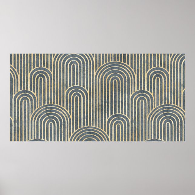 Style Art déco design luxe géométrique sans faille (Devant)