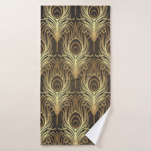 Style Art déco motif géométrique transparent en