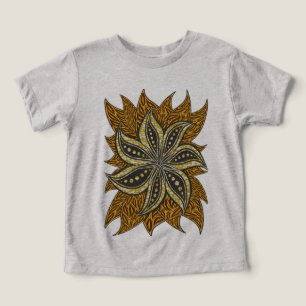 Style Batik Floral Abstrait africain