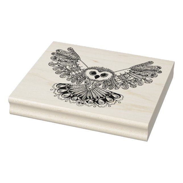 Style Black Owl Gummistempel (Stempel)