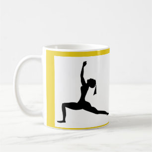 Style Blanc / Jaune : Mug Classique / Coupe Café