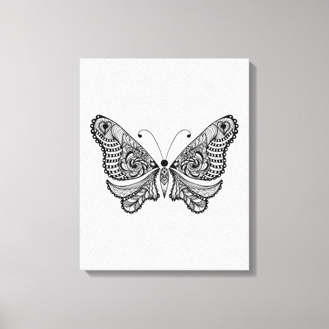 Style Butterfly 6 Leinwanddruck (Vorderseite)