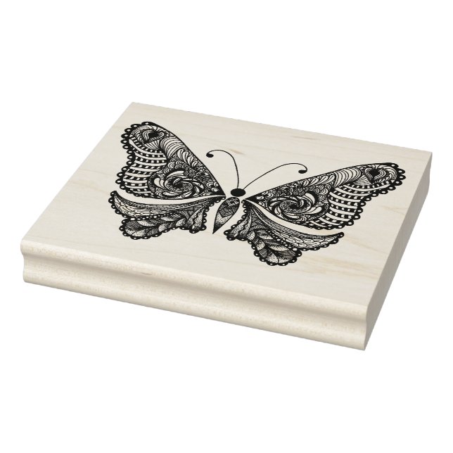 Style Butterfly Gummistempel (Stempel)