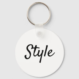 Style Button-Schlüsselanhänger Schlüsselanhänger