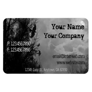 Style Carte de visite personnalisé Magnets de rout