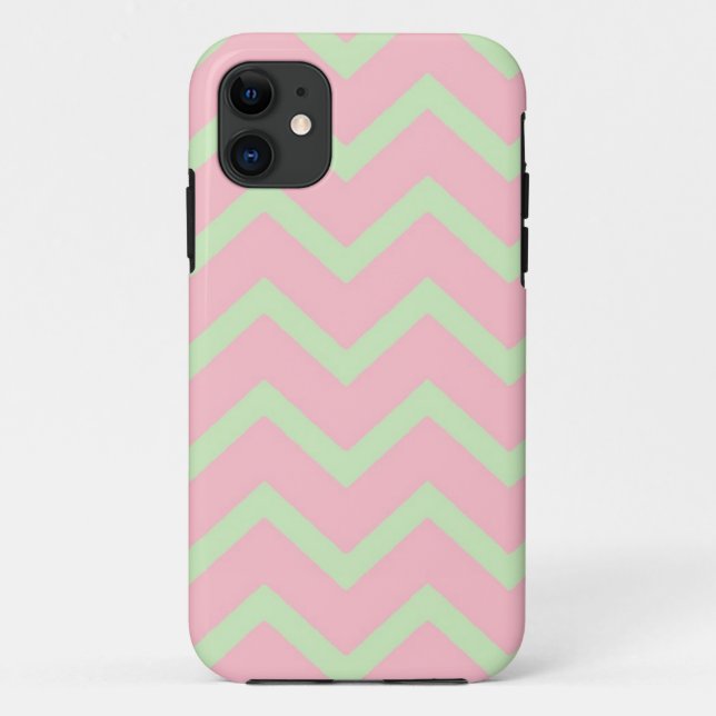 Style chevron rose clair iphone 5 coque (Dos)