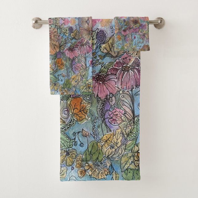 Style Chic Flower Garden aquarelle peinture (En situation)