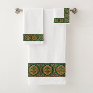 Style classique Scrollwork Ensemble de serviettes