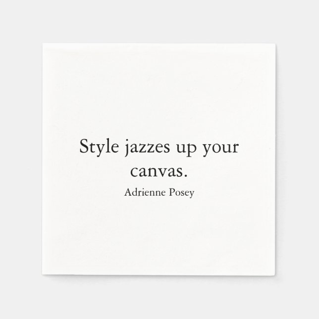 Style Cocktail Napkins Serviette (Vorderseite)