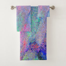 Style cuir ciré avec peinture usée, tons bleus