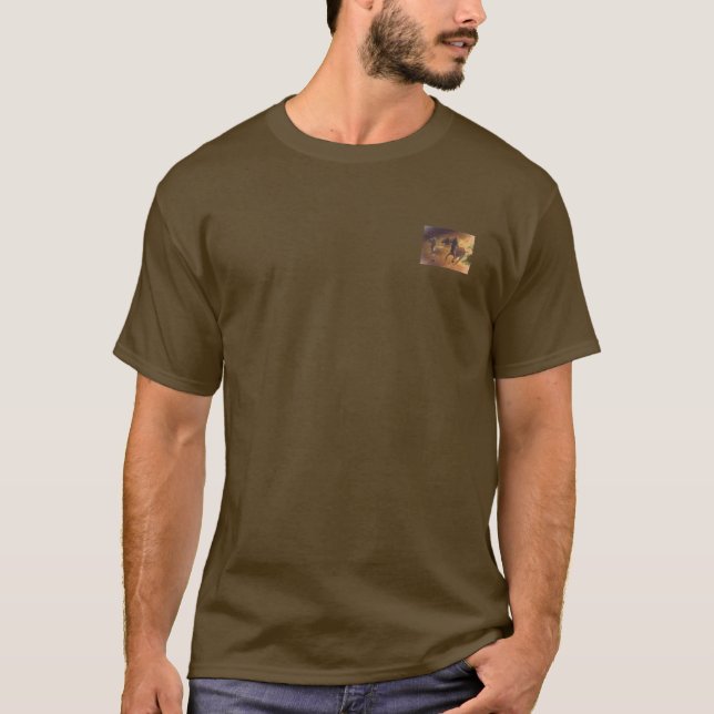 STYLE DE CHEVAL SAUVAGE POUR HOMMES T-Shirt (Devant)