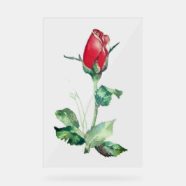 STYLE DE CONCEPTION BUD ROSE DE SIGNE ACRYLIQUE