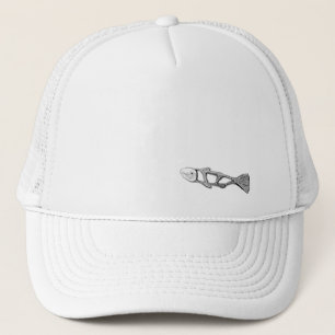 STYLE DE CONCEPTION DE POISSON casquette