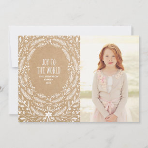 Style de feuillage d'hiver 2 Carte photo de vaca