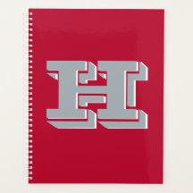 Style de monogramme de couleur de fierté scolaire