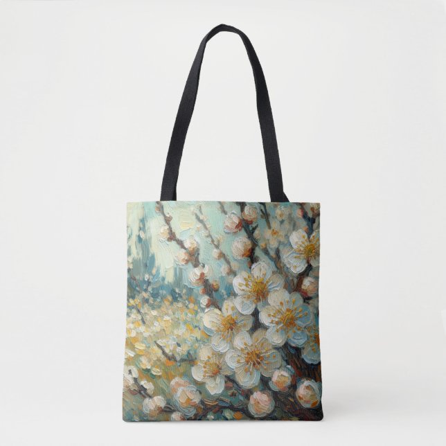 Style de peinture à l'huile Pastel Sac fourre-tout (Devant)
