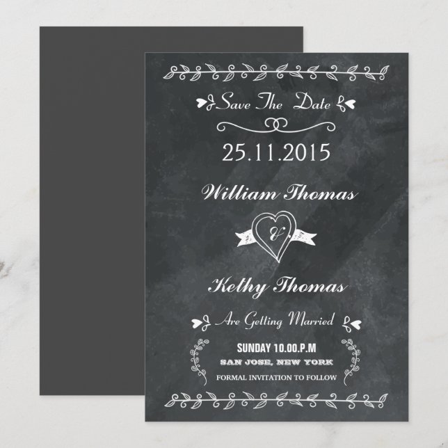 Style de tableau de bord enregistrer la carte post (Devant / Derrière)