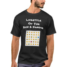 Style De Vie Du T-shirt Riche Et Célèbre